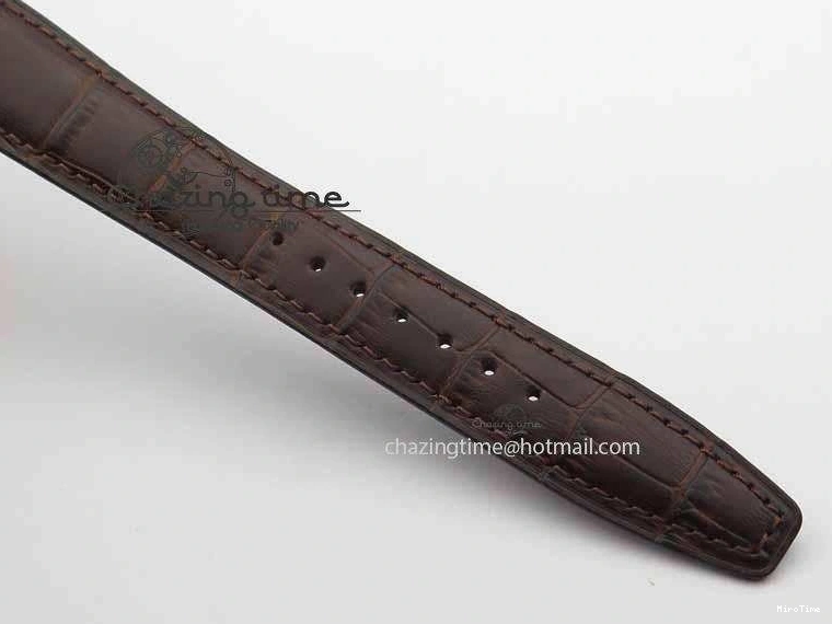 MIROTIME 0725 Pilot Chrono RG 3878 V6F Best Edition Gray Dial On Brown Leather Strap A Contemporary 7254